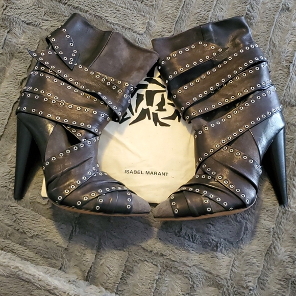 Isabel Marant show Carnation Allen boots - Picture 3 of 10